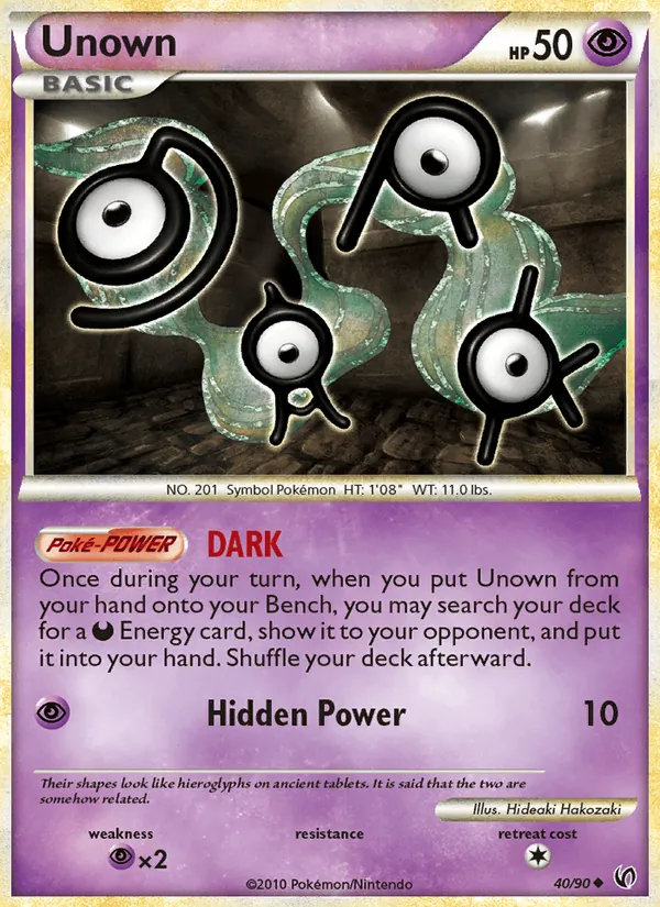 Unown 40/90