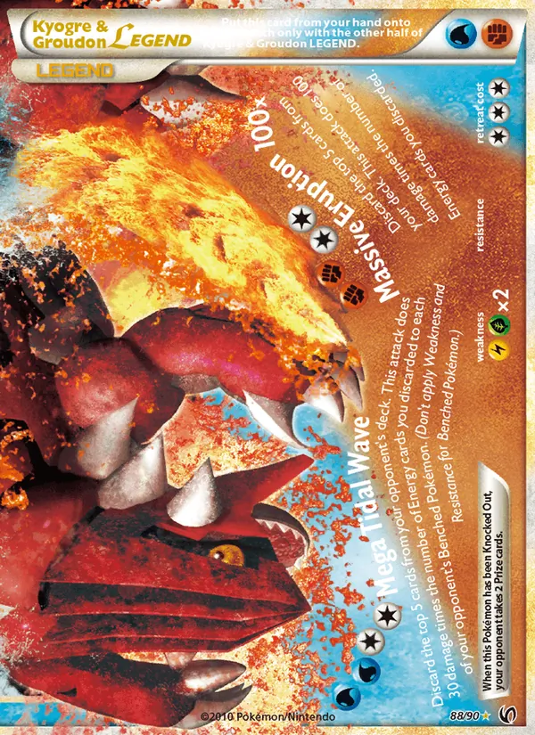 Kyogre & Groudon LEGEND 88/90
