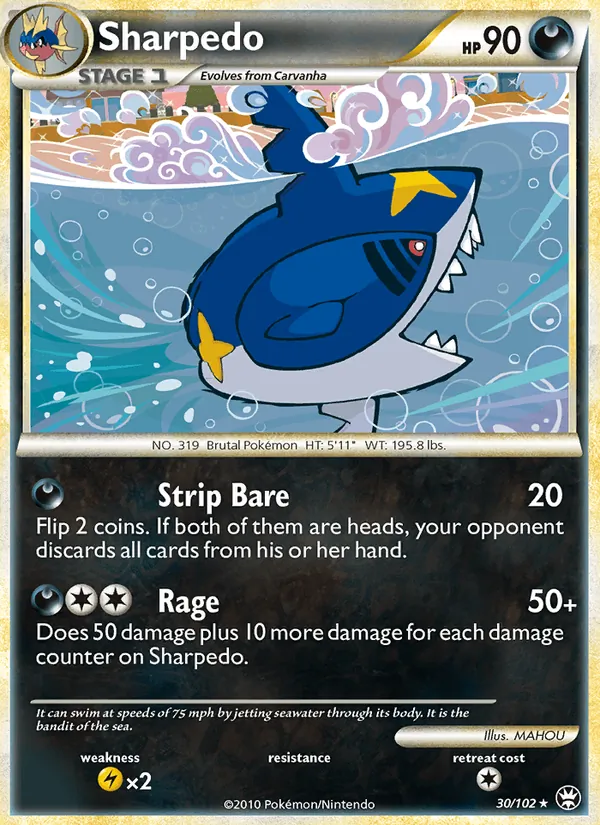 Sharpedo 30/102