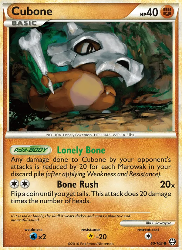 Cubone 60/102