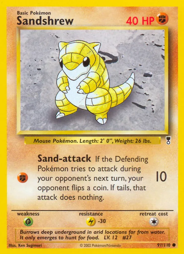 Sandshrew 91/110