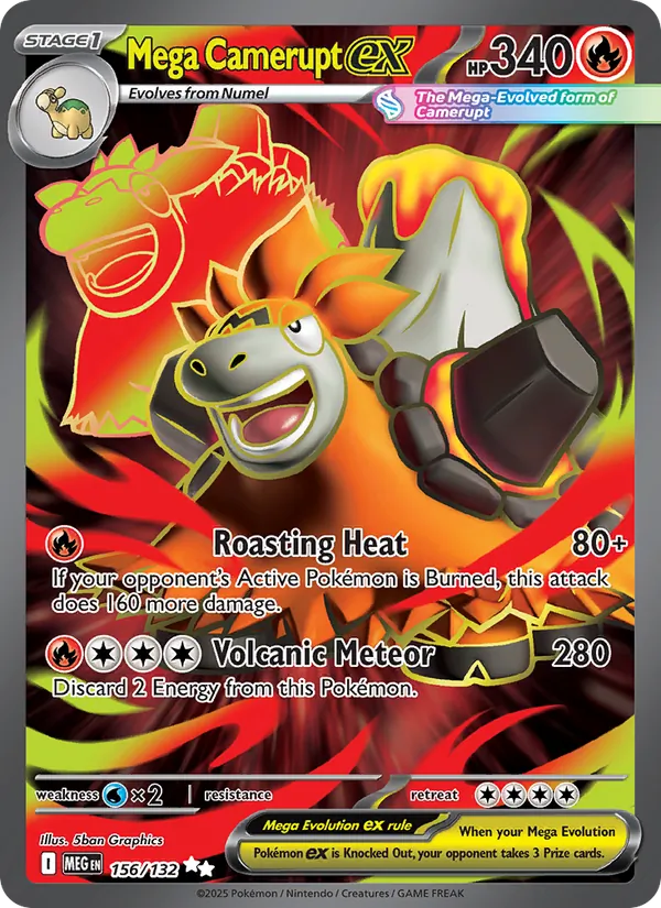 Mega Camerupt ex 156/132