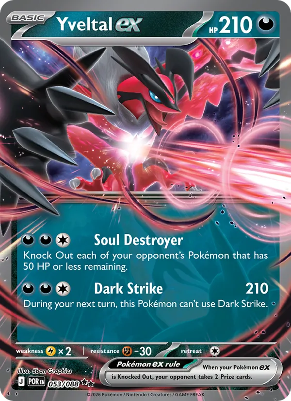 Yveltal ex 053/88