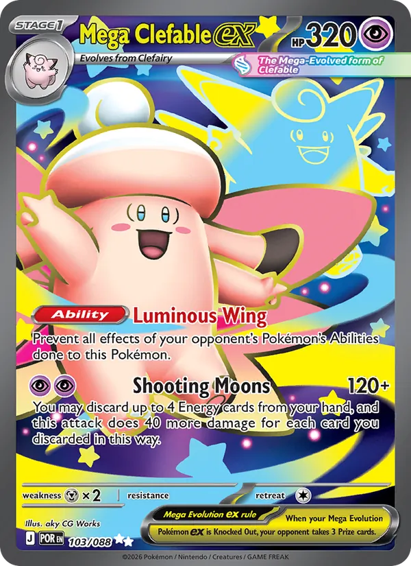 Mega Clefable ex 103/88