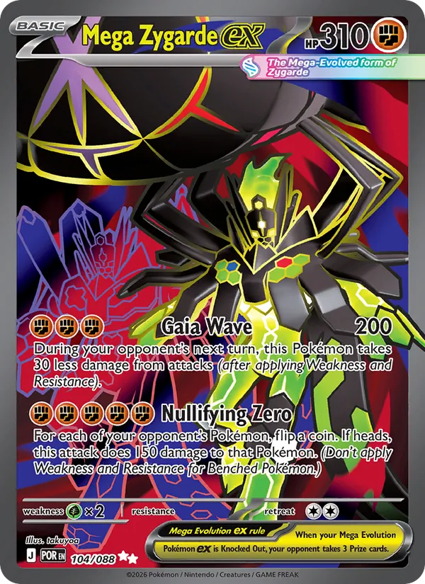 Mega Zygarde ex 104/88