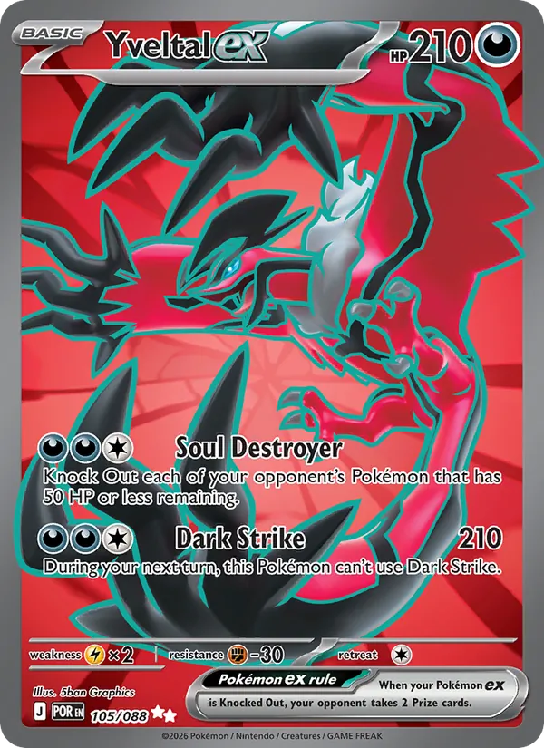 Yveltal ex 105/88