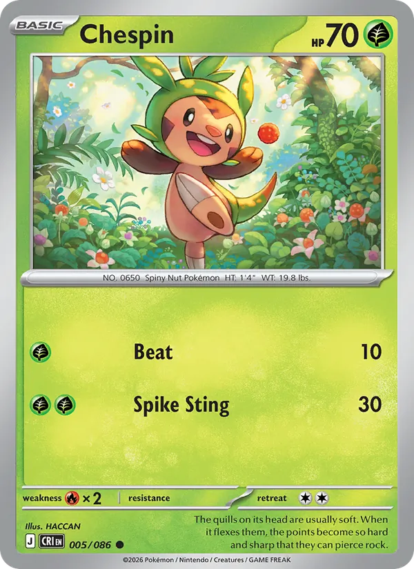 Chespin 005/86