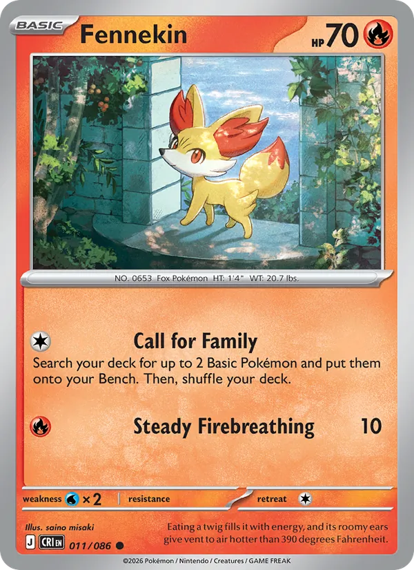 Fennekin 011/86