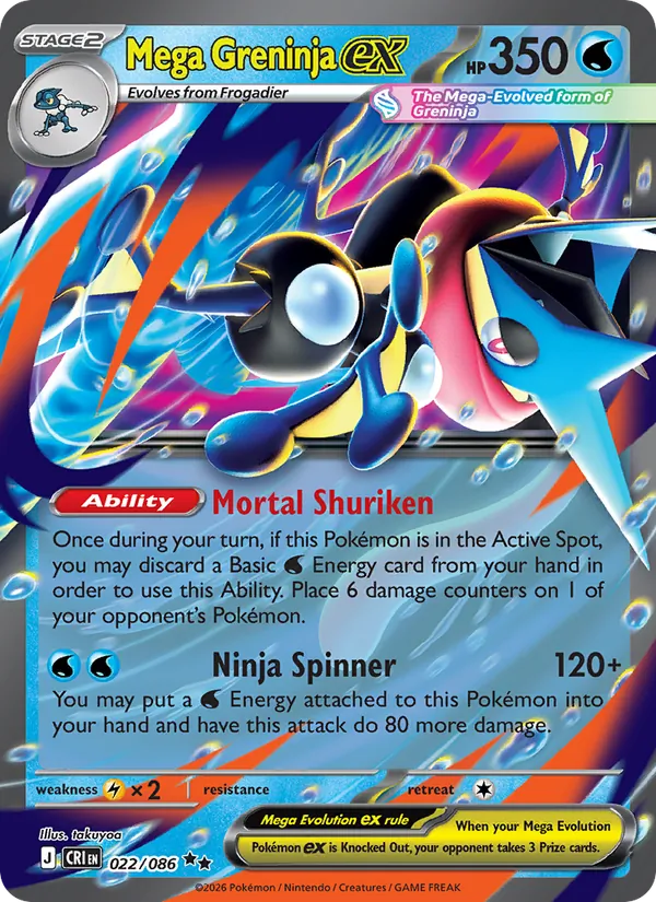 Mega Greninja ex 022/86