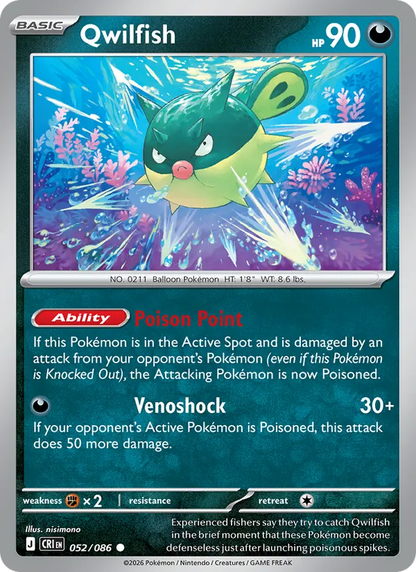 Qwilfish 052/86