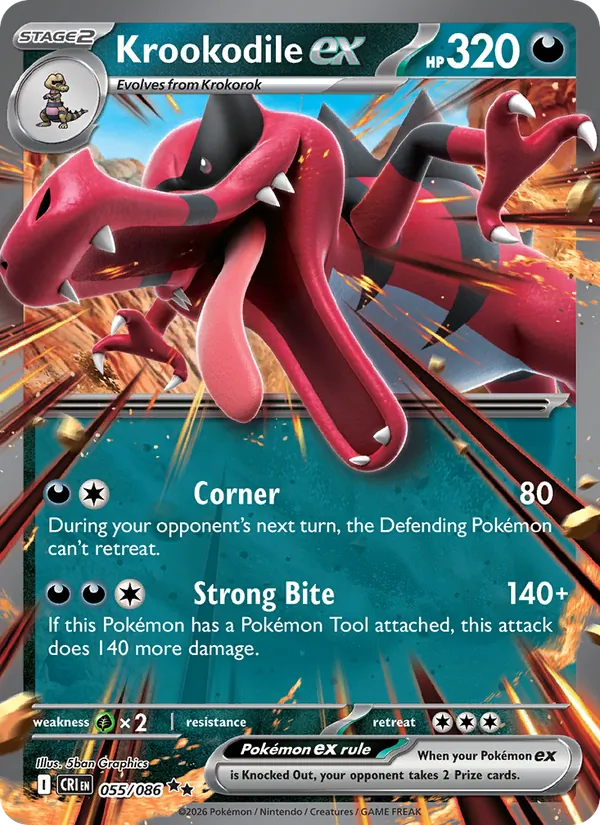 Krookodile ex 055/86