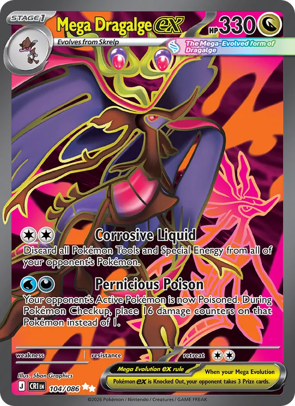 Mega Dragalge ex 104/86