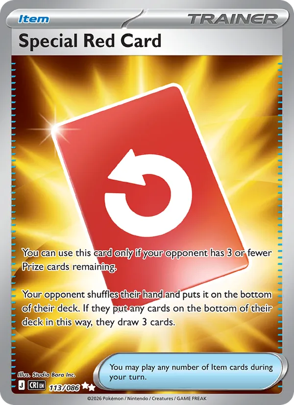 Special Red Card 113/86