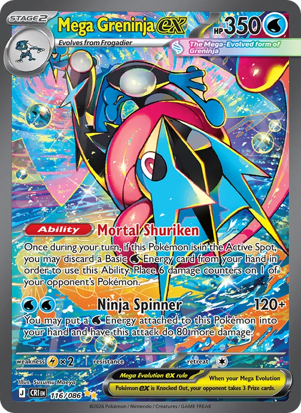 Mega Greninja ex 116/86