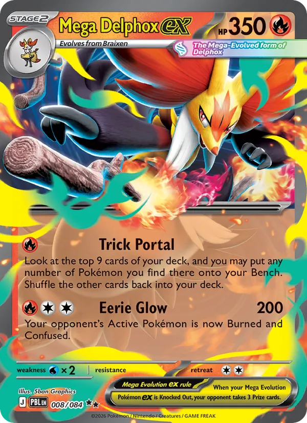 Mega Delphox ex 008/84