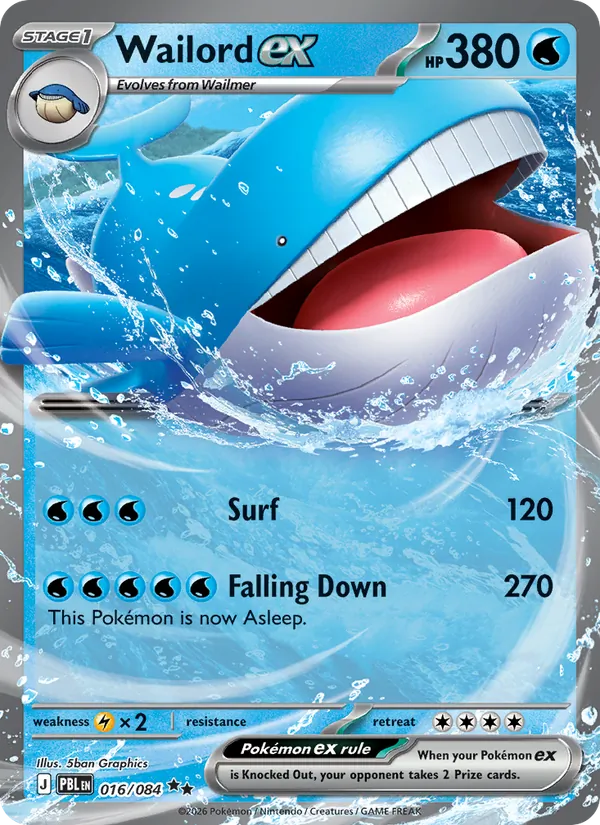 Wailord ex 016/84