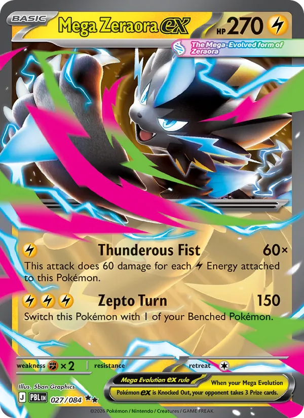 Mega Zeraora ex 027/84