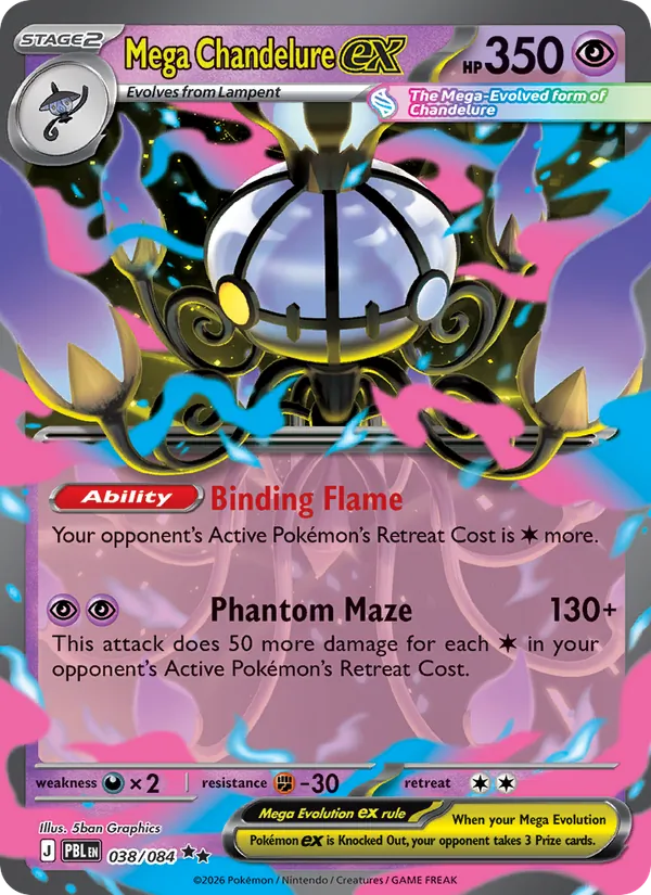 Mega Chandelure ex 038/84