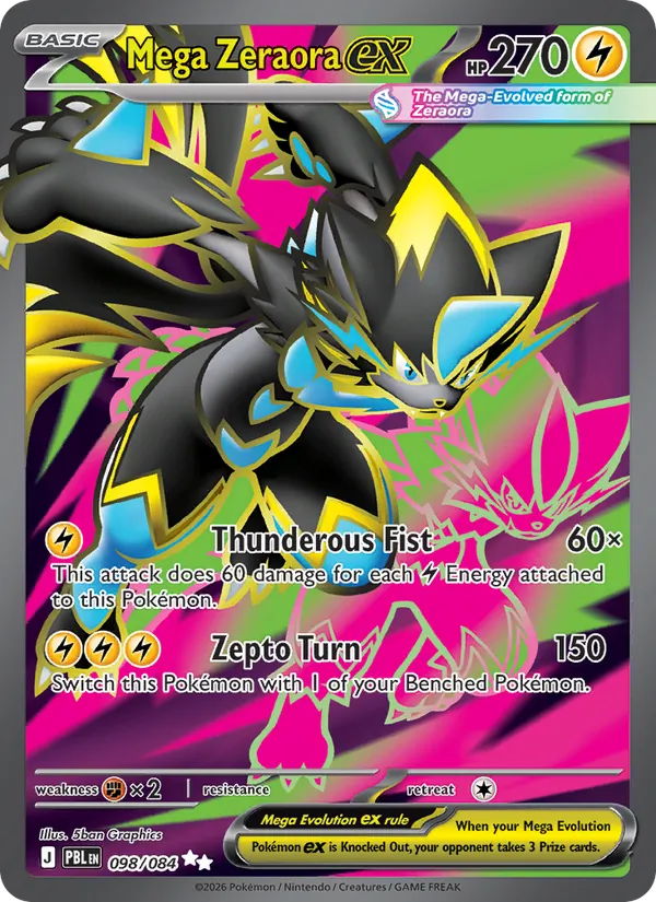 Mega Zeraora ex 098/84