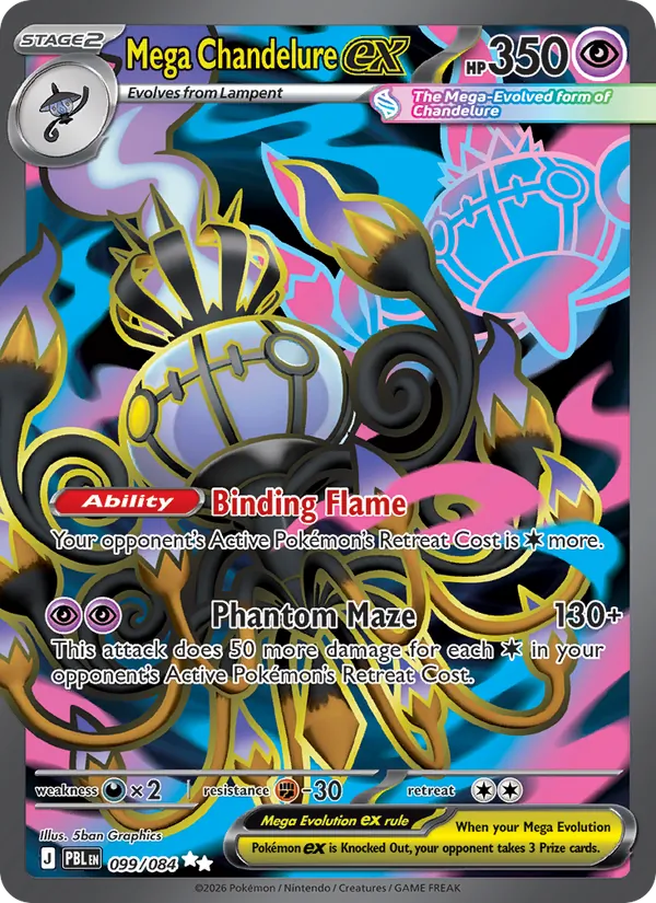 Mega Chandelure ex 099/84