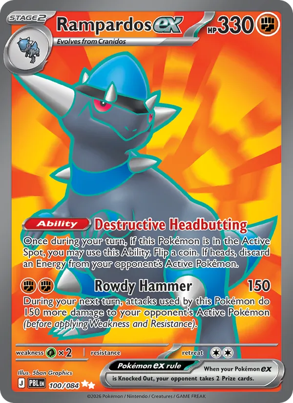 Rampardos ex 100/84