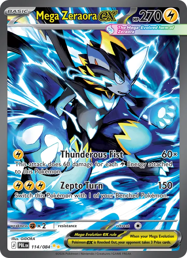 Mega Zeraora ex 114/84