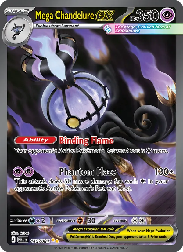 Mega Chandelure ex 115/84