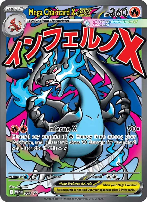 Mega Charizard X ex 023