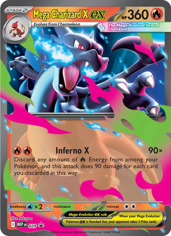 Mega Charizard X ex 029