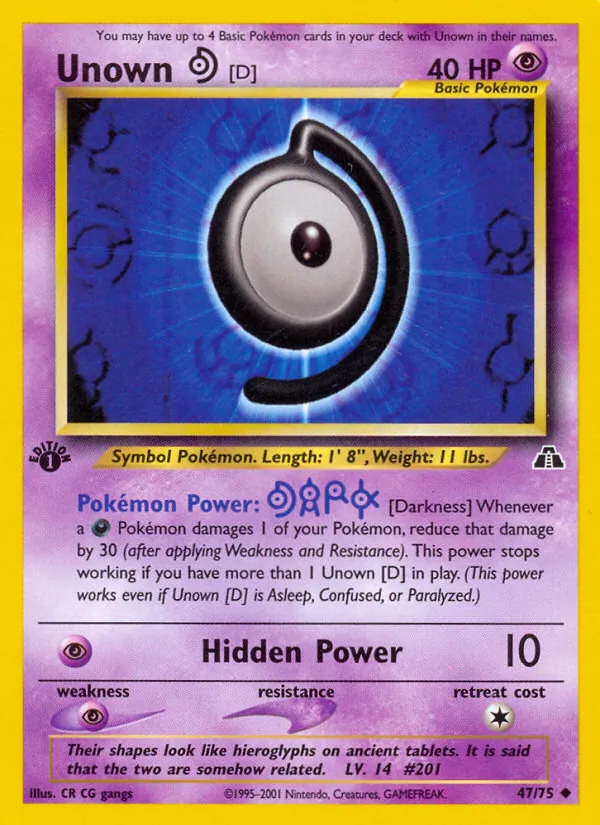 Unown [D] 47/75