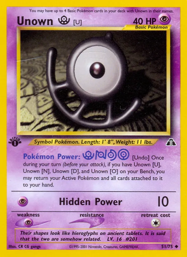 Unown [U] 51/75