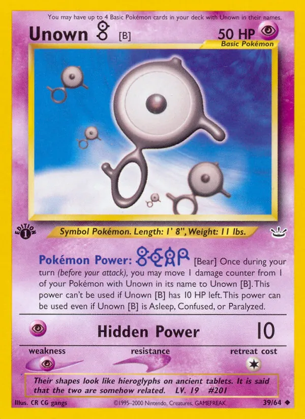 Unown [B] 39/64