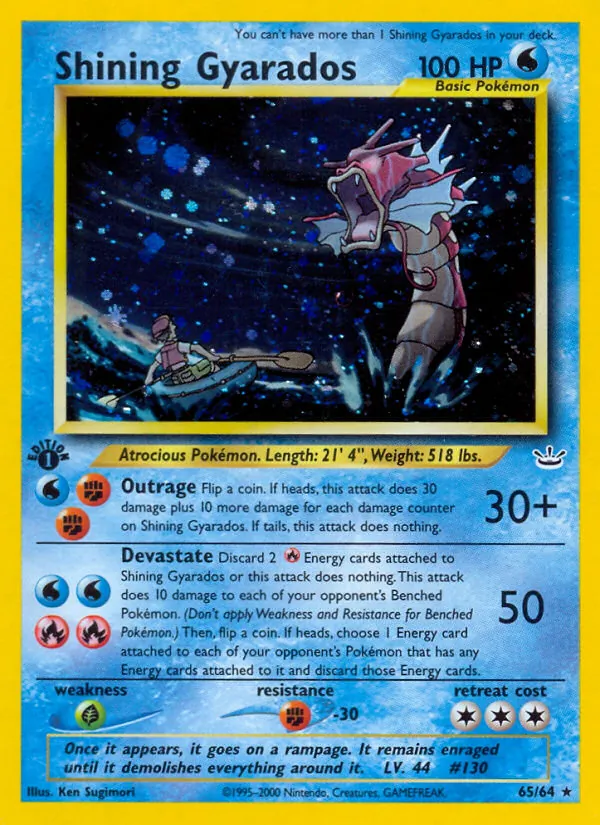 Shining Gyarados 65/64