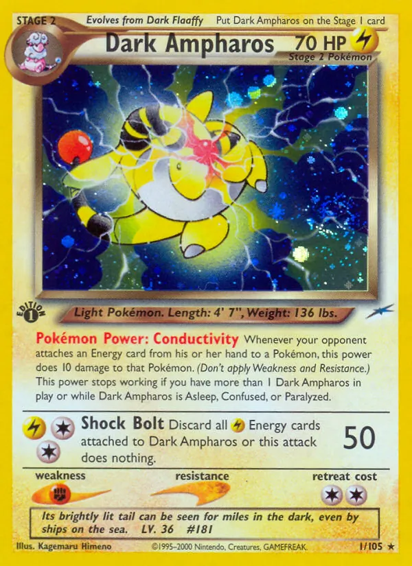 Dark Ampharos 1/105