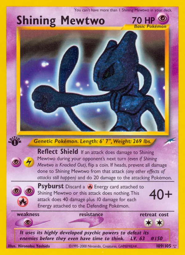 Shining Mewtwo 109/105