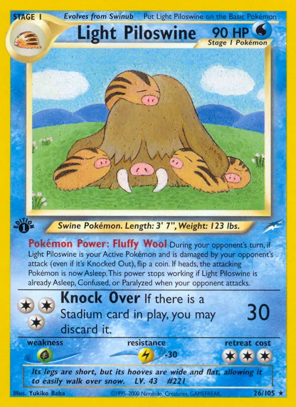 Light Piloswine 26/105
