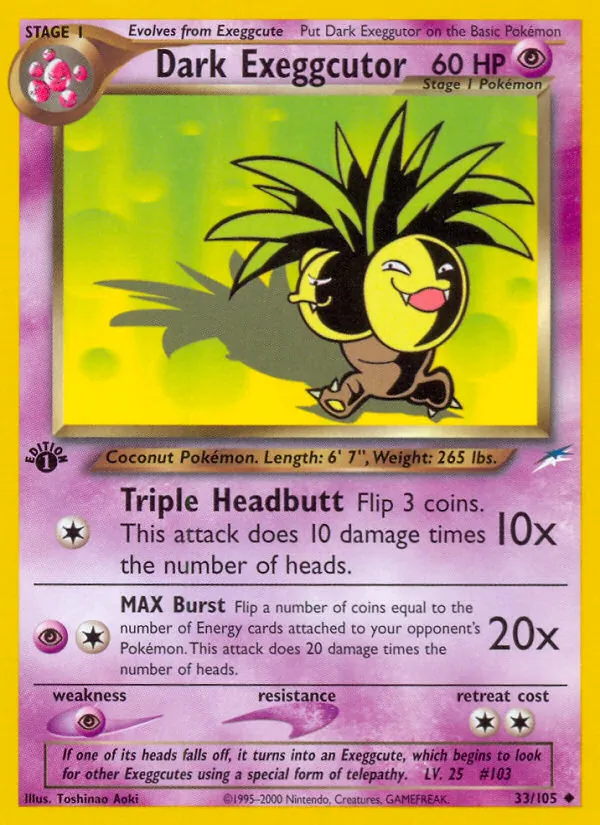 Dark Exeggutor 33/105