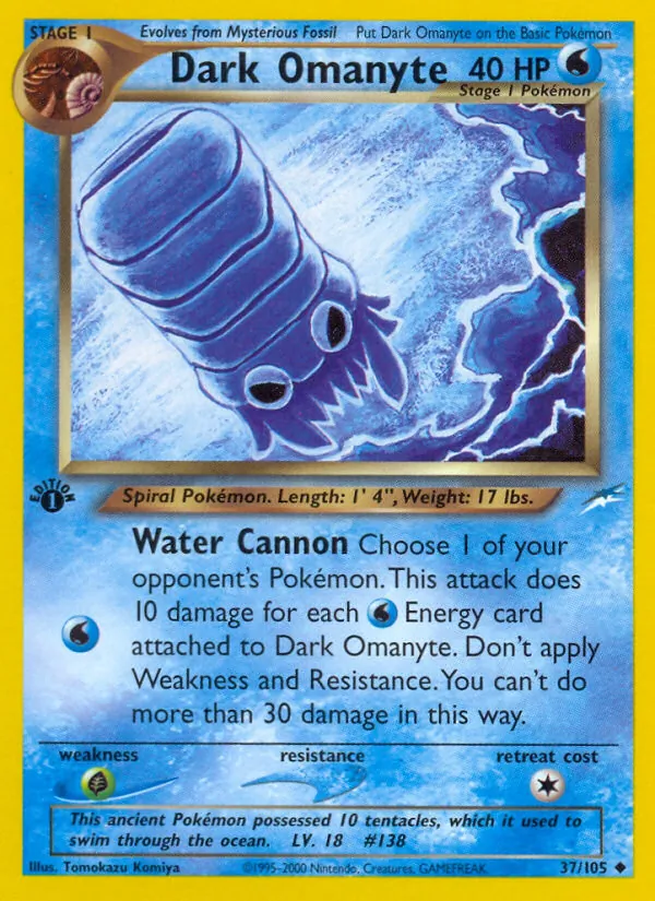 Dark Omanyte 37/105