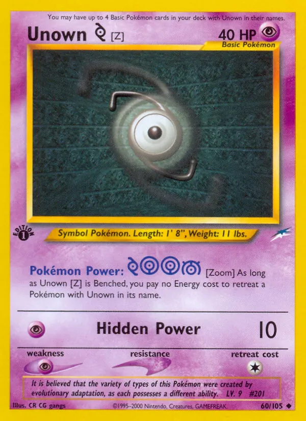 Unown [Z] 60/105