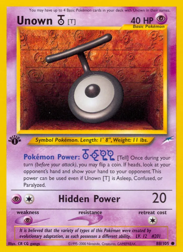 Unown [T] 88/105