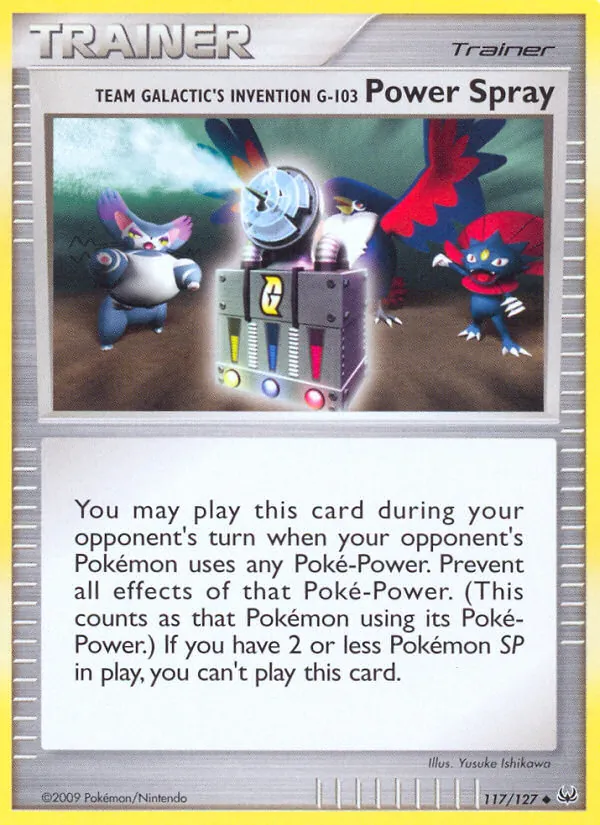 Team Galactic's Invention G-103 Power Spray 117/127