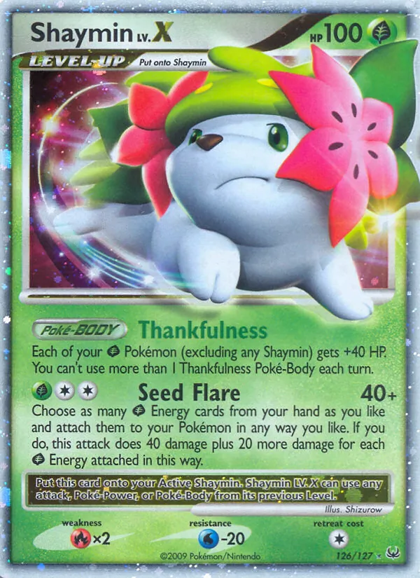 Shaymin LV.X 126/127
