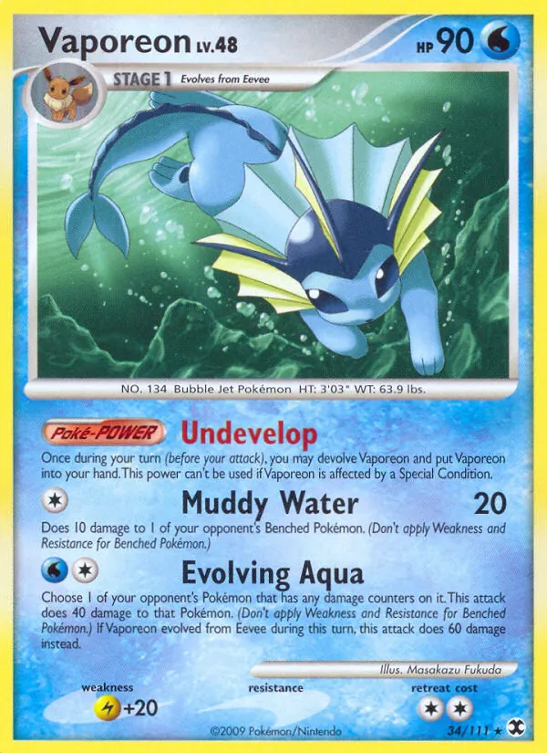 Vaporeon 34/111