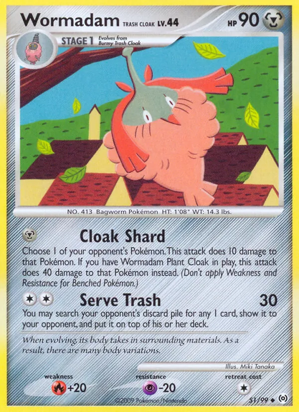 Wormadam Trash Cloak 51/99