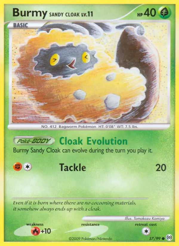 Burmy Sandy Cloak 57/99