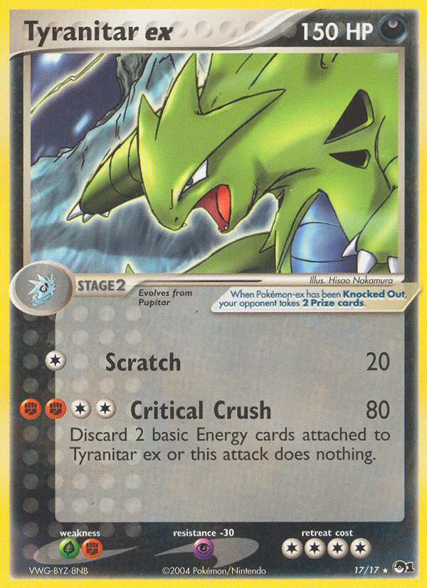 Tyranitar ex 17/17