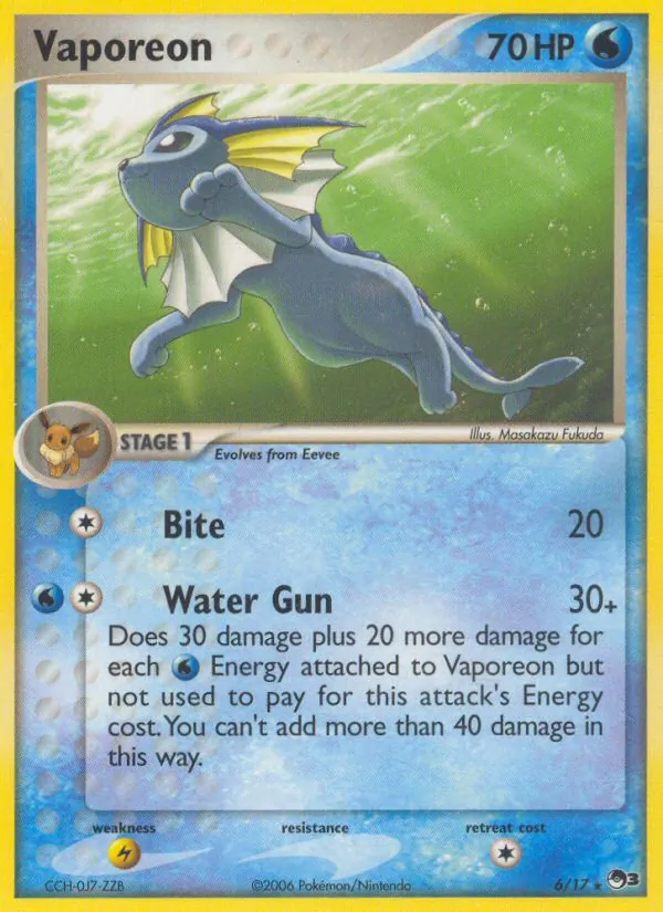 Vaporeon 6/17
