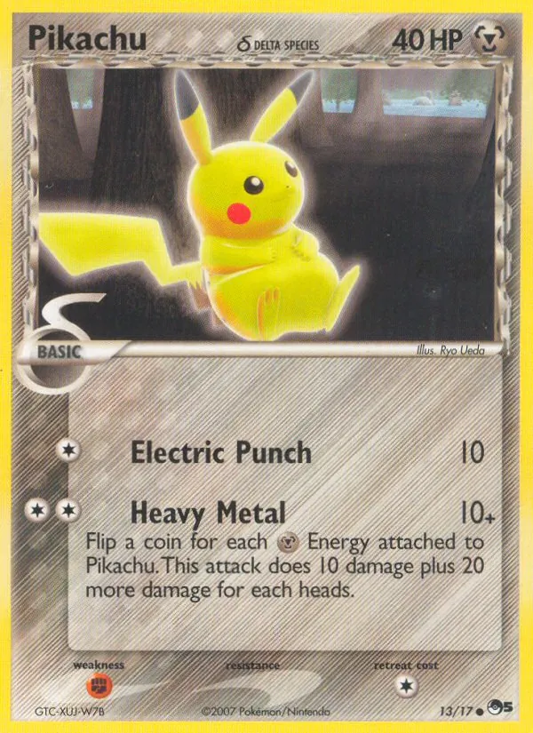 Pikachu δ 13/17