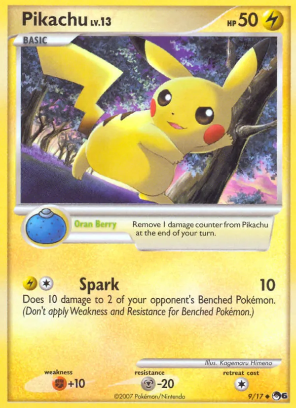 Pikachu 9/17