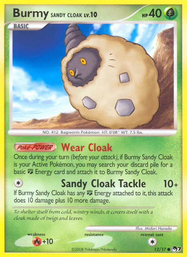 Burmy Sandy Cloak 12/17